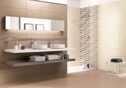 Bagno con lavandini doppi