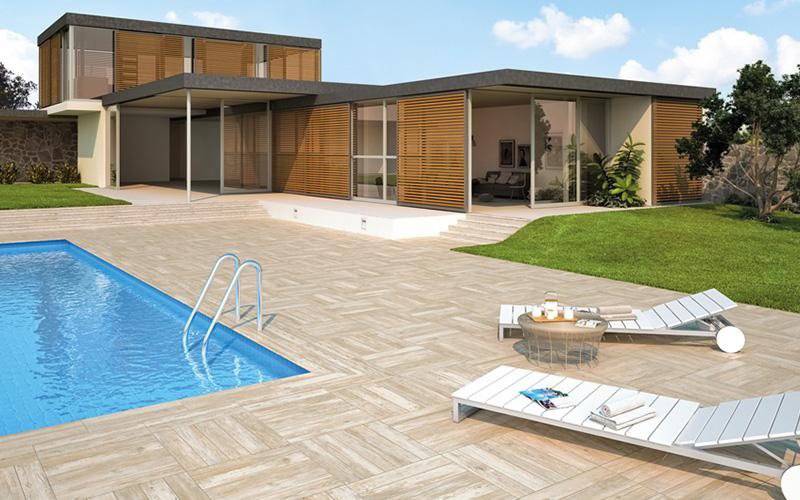 Piscina e sdraio