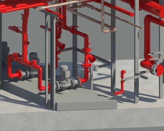 Revit plant room basement