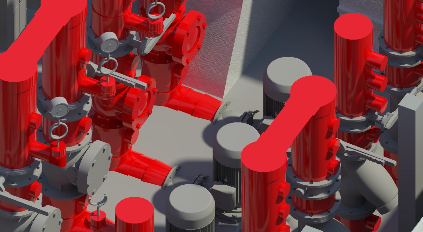 Revit Plant room