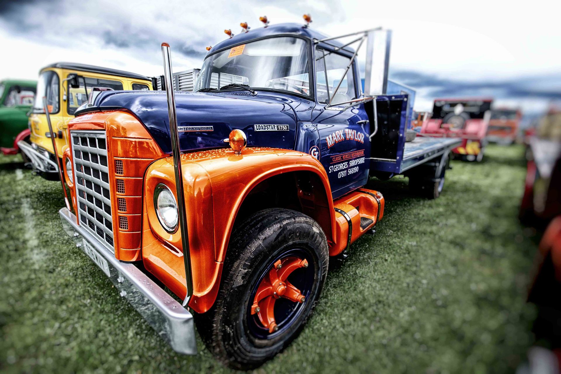 Orange truck
