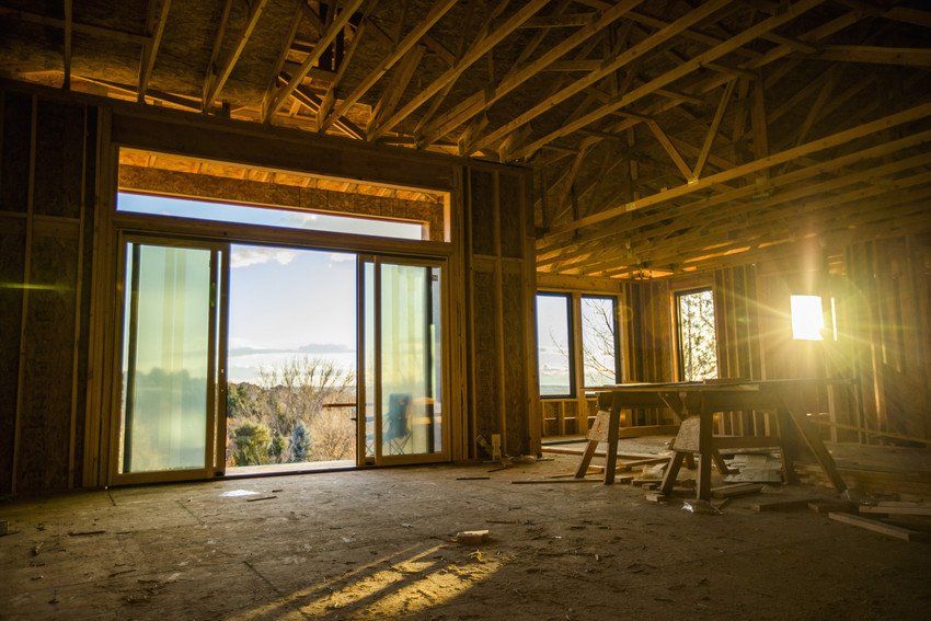 unfinished interior
