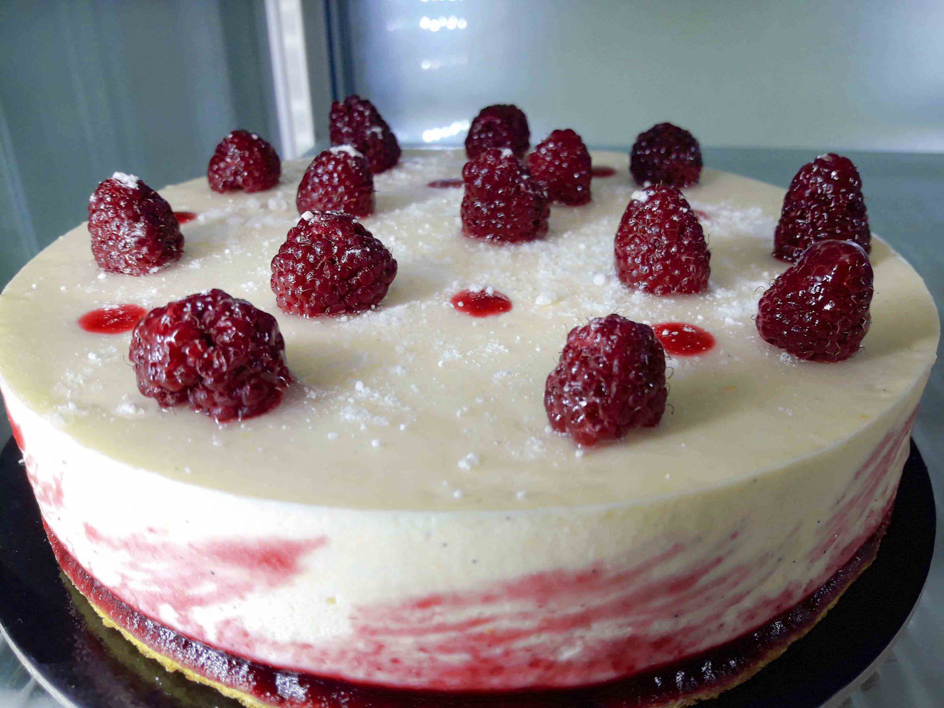 Semifreddo ai lamponi