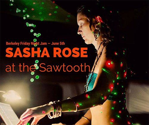 DJ Sasha Rose at Mark Metz opening night