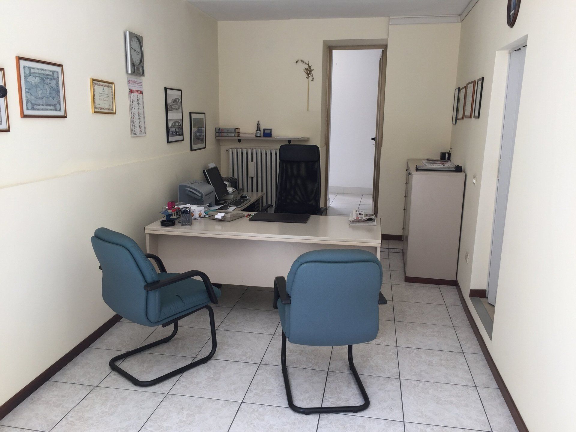 ufficio all'interno di una agenzia funebre