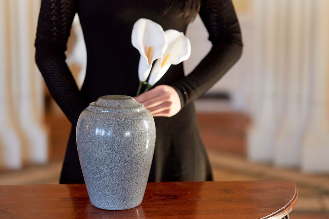 urna cineraria fatta a mano
