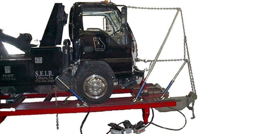 The Blackjack Frame Straightener Can Handle High Pulls Better Than Any Other Frame Machine.