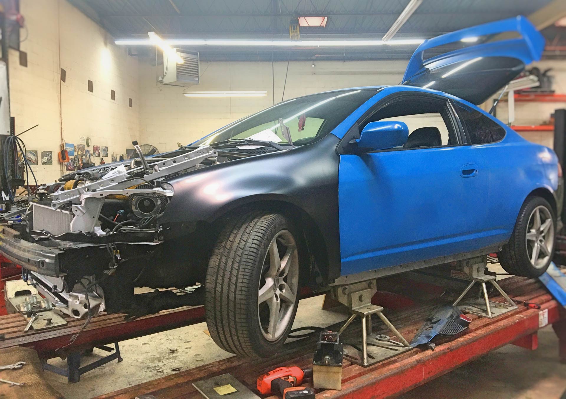 Acura After — Tucker, GA — BlackJack Frame Machines