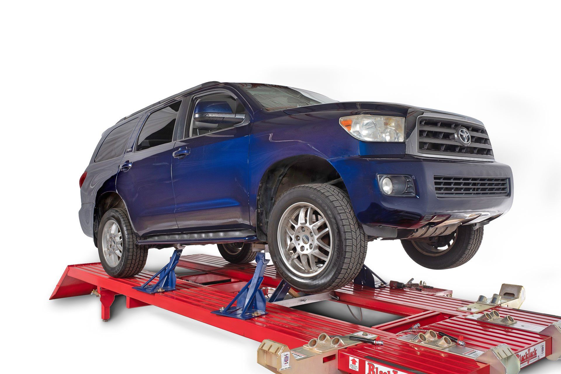 automobile frame lift with anchor blocks for sale