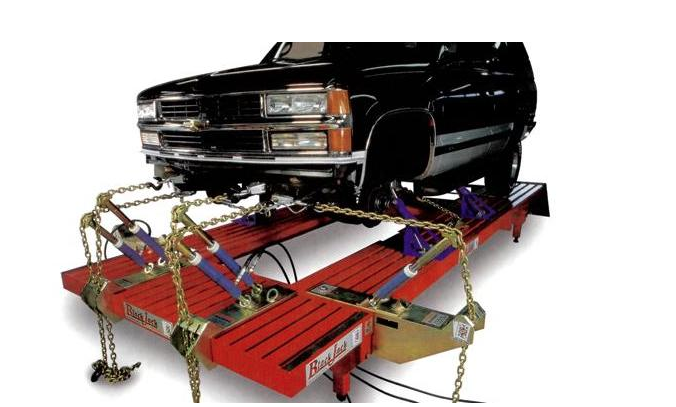 auto body shop frame straightening machine