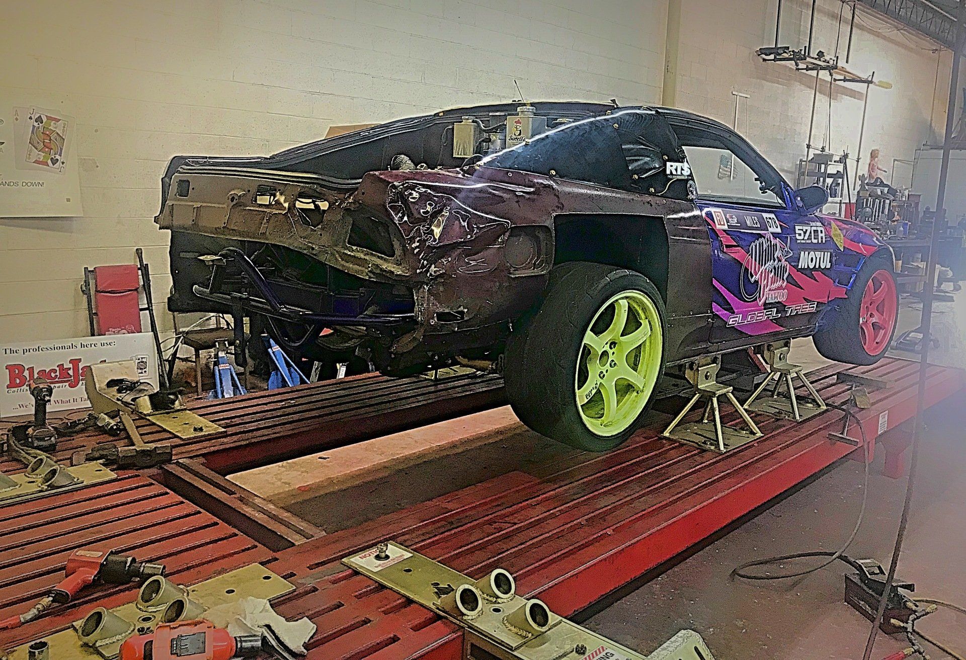 frame straightening machines for drift car racers