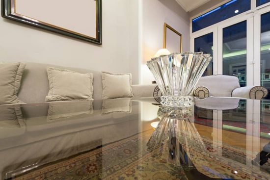 Complementi d'arredo in vetro e cristallo