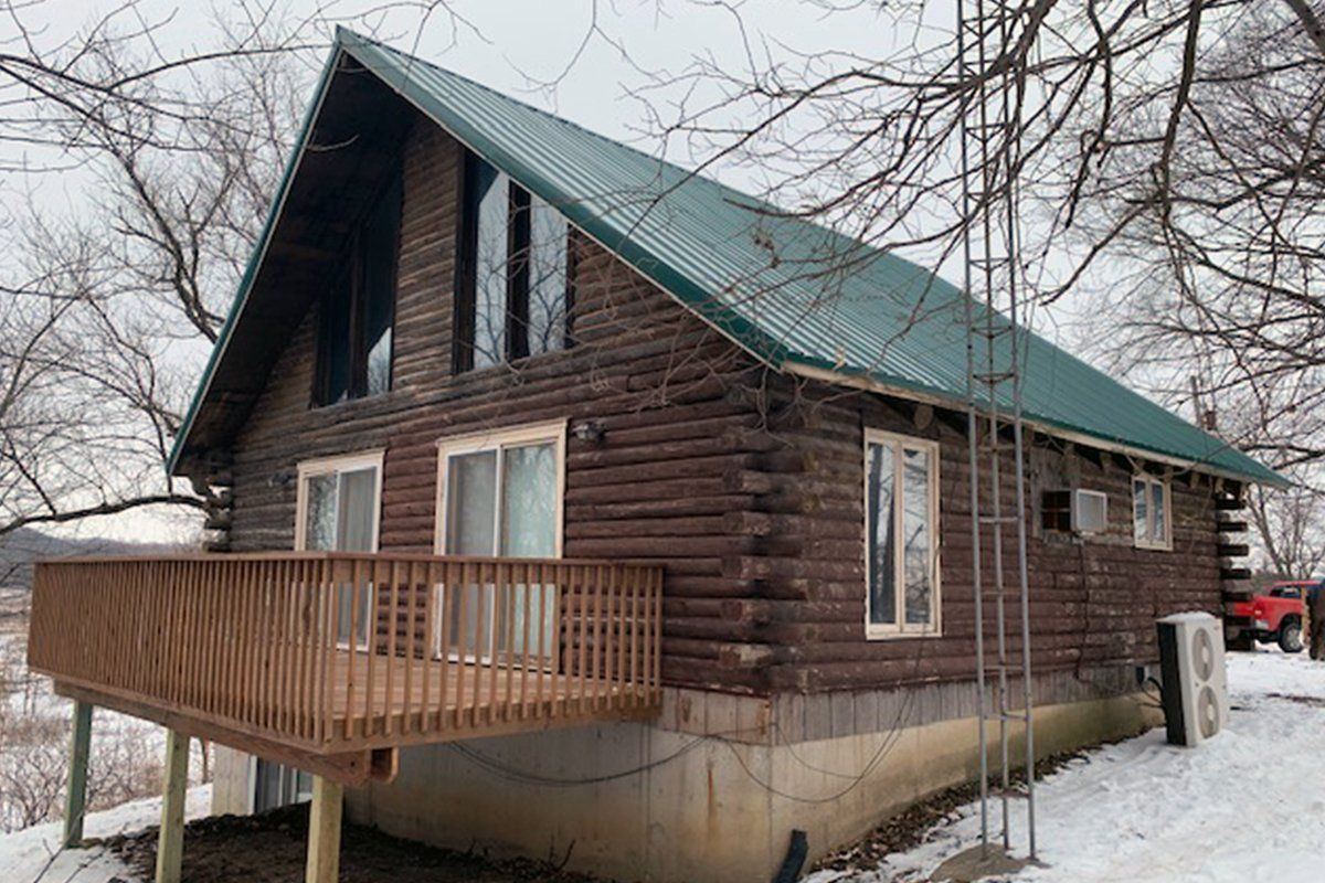 wooden house