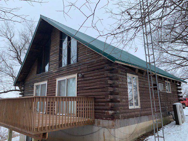 wooden house
