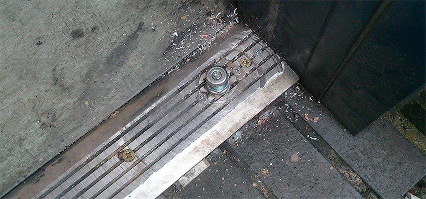 door part at base of door