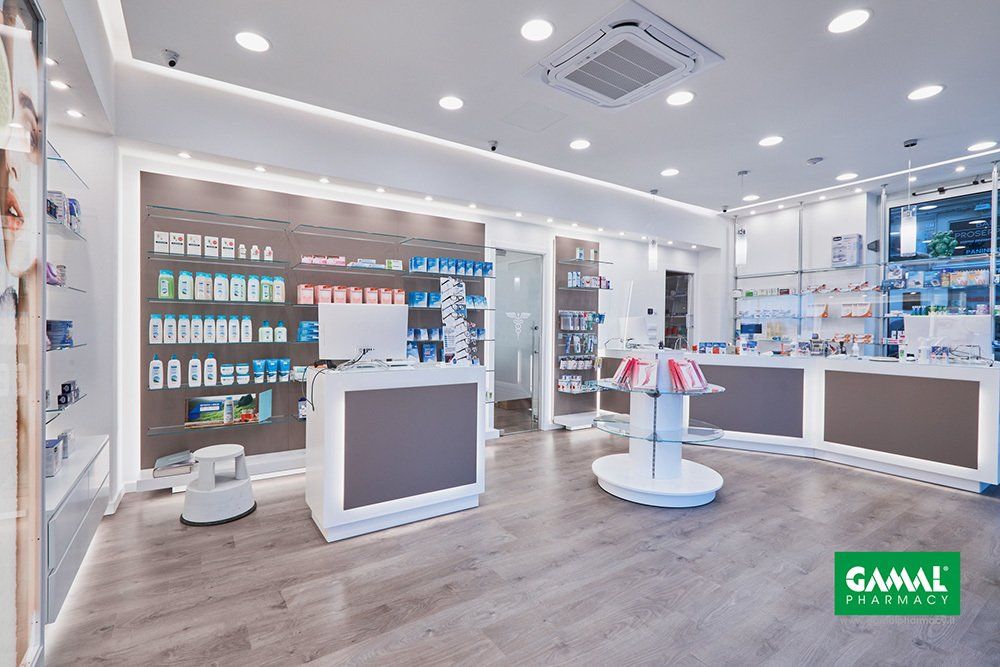 Interni della farmacia