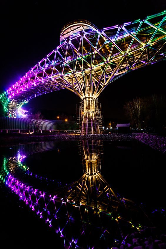 tehran attraction , tehran highlights , pole tabiat , nature bridge