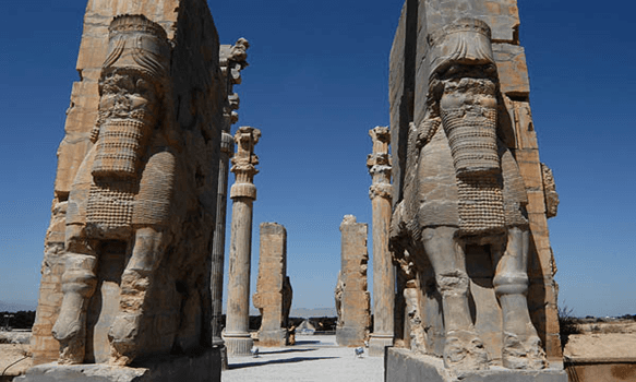 persepolis ,gate of nations , iran ancient city , ancient stone carving
