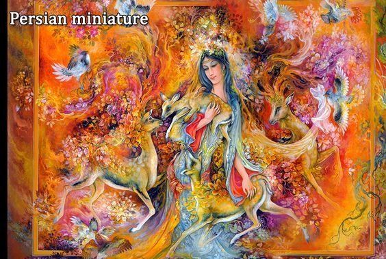 Iranian miniator, iranian painting