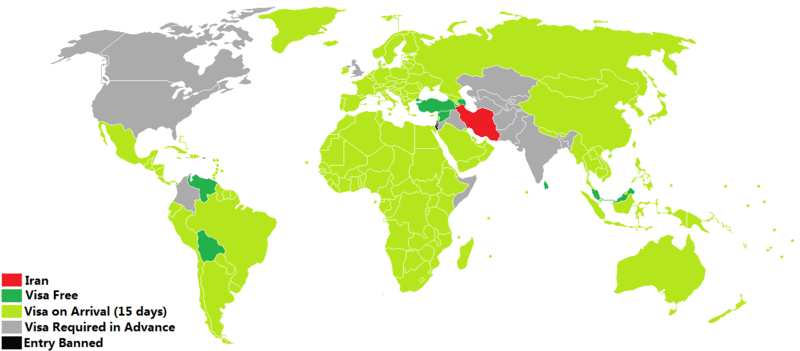 Iran Visa Arrival by wikipedia