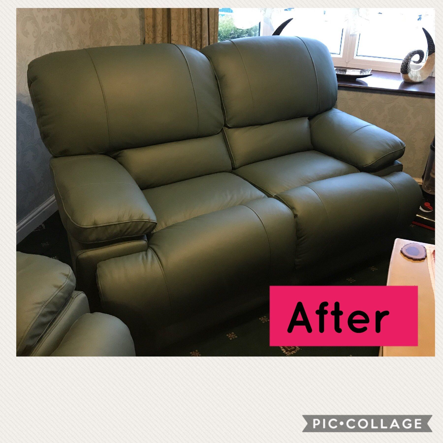 Small grey sofa