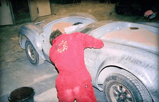 For car repairs in Norwich call Davey's Accident Repair Centre Vintage car being restored