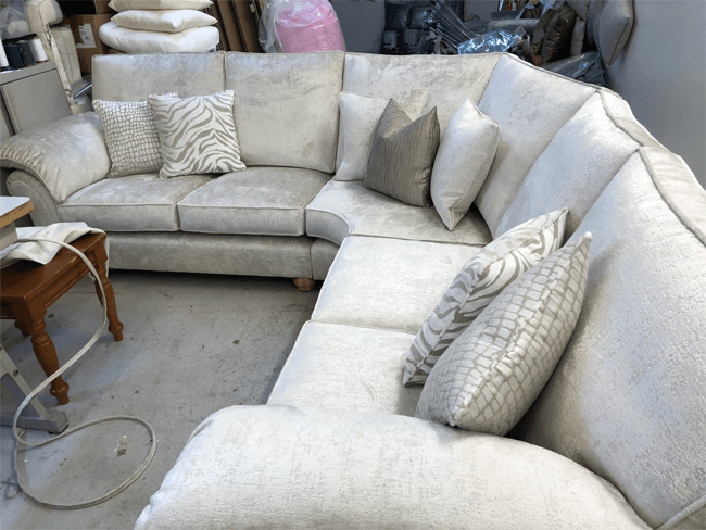 grey sofa