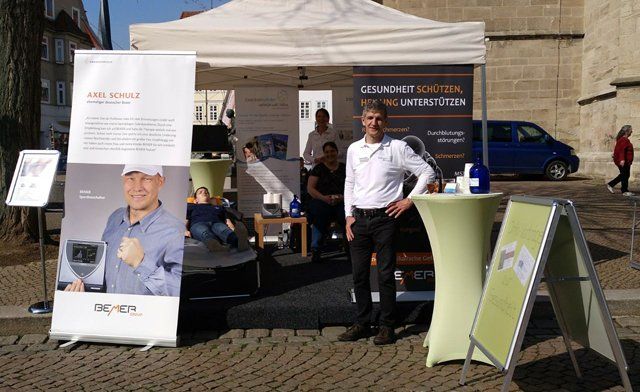 beckerwilde mit einem Stand auf dem Frühlingsfest in Duderstadt.