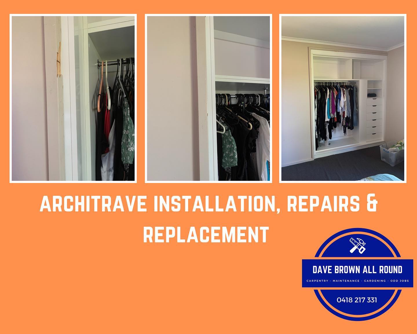 Architrave Repairs — Property Maintenance in Darwin, NT