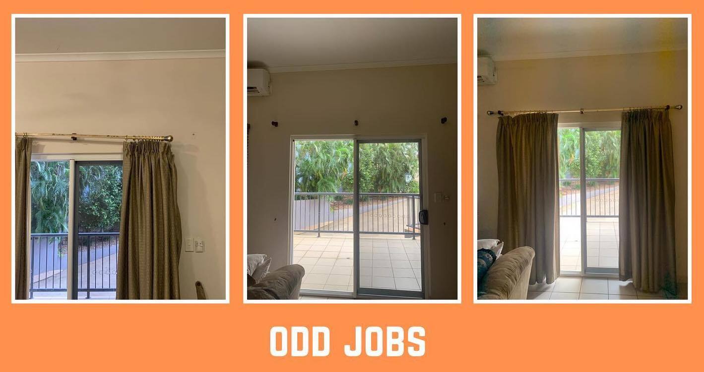 Curtains — Property Maintenance in Darwin, NT
