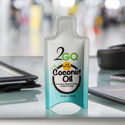 2GO Coconut Oil Single Serve Organic Virgin Coconut Oil