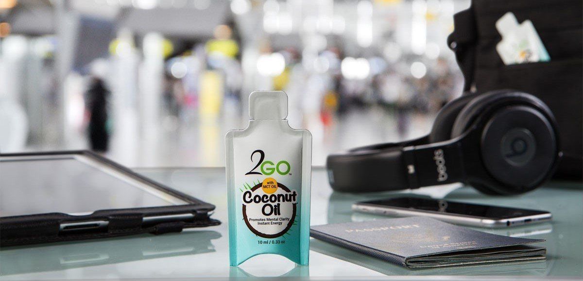 2GO Coconut Oil Single Serve Organic Virgin Coconut Oil