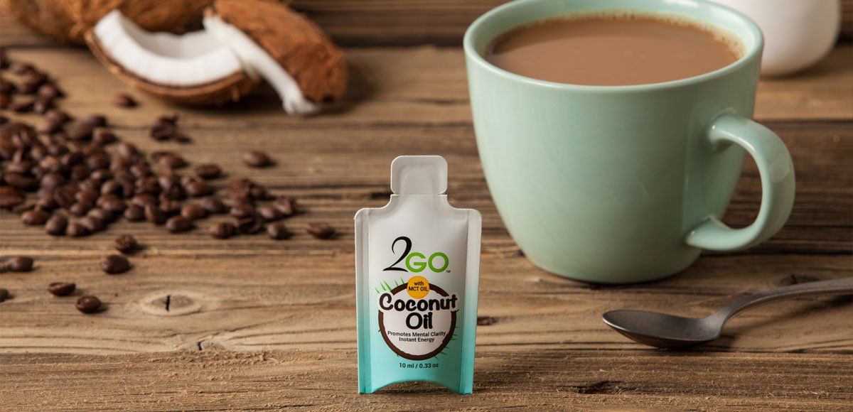 2GO Coconut Oil Single Serve Organic Virgin Coconut Oil