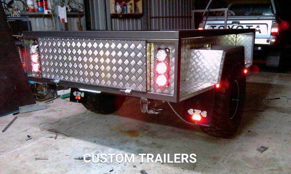 back of a trailer
