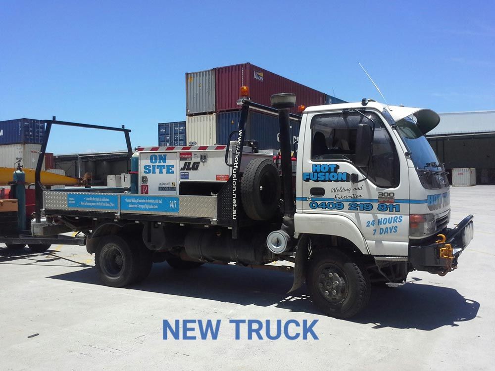hot fusion welding truck