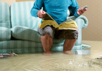 flood inside the house - residential carpet cleaning in Rigby, ID