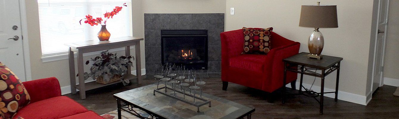 The interior of a suite at The Shire.