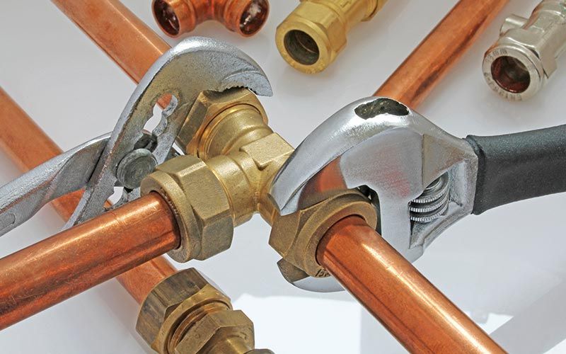 Tightening Pipework — Spring Valley, CA — Infinity Plumbing & Construction Inc.