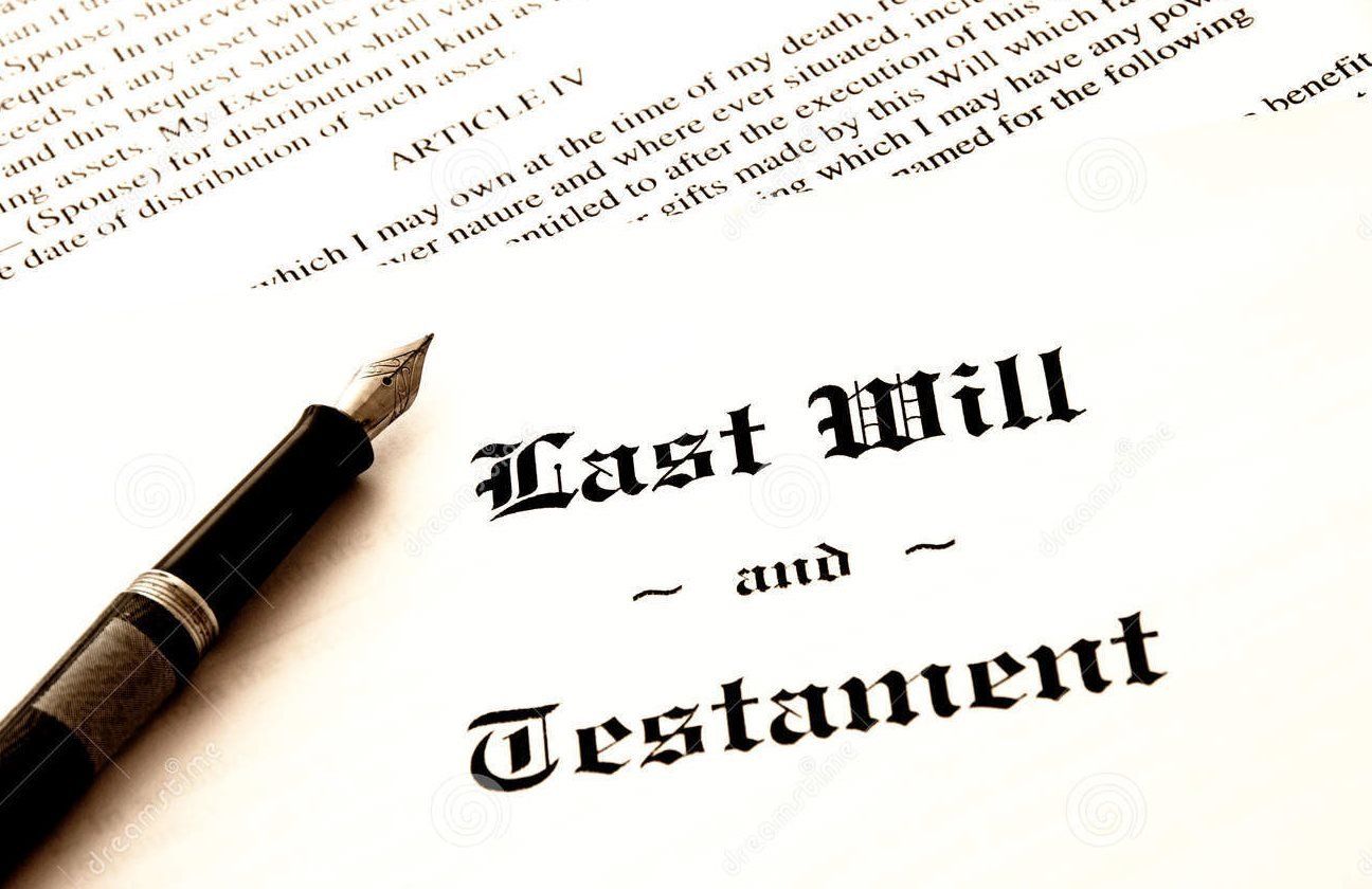 Last Will and Testament Last Will and Testament