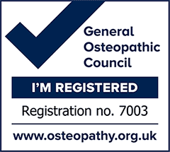 General Osteopathic Council Registered Number 7003 - Mr Mark Dulson