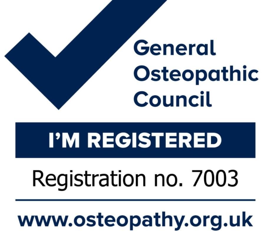A logo for the general osteopathic council