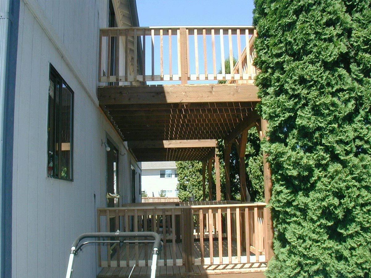 bespoke wooden deck