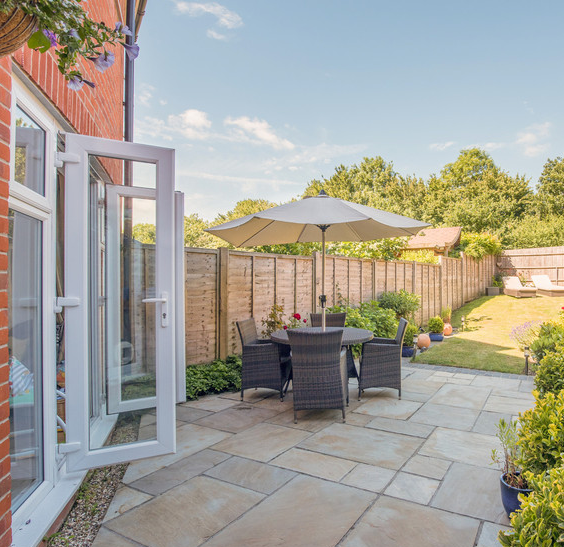 turf and patio