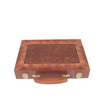 Wood Poker Chip Case