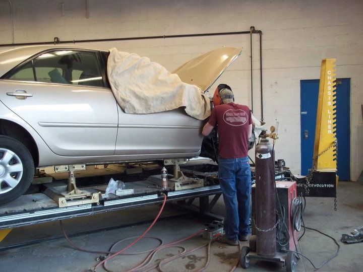 Brad pulling and repairing frame