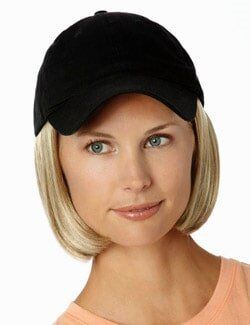 Woman with Black Hat — Westbury, NY — Wig Wam Hair