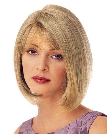 Medium Hair of Beautiful Woman — Westbury, NY — Wig Wam Hair