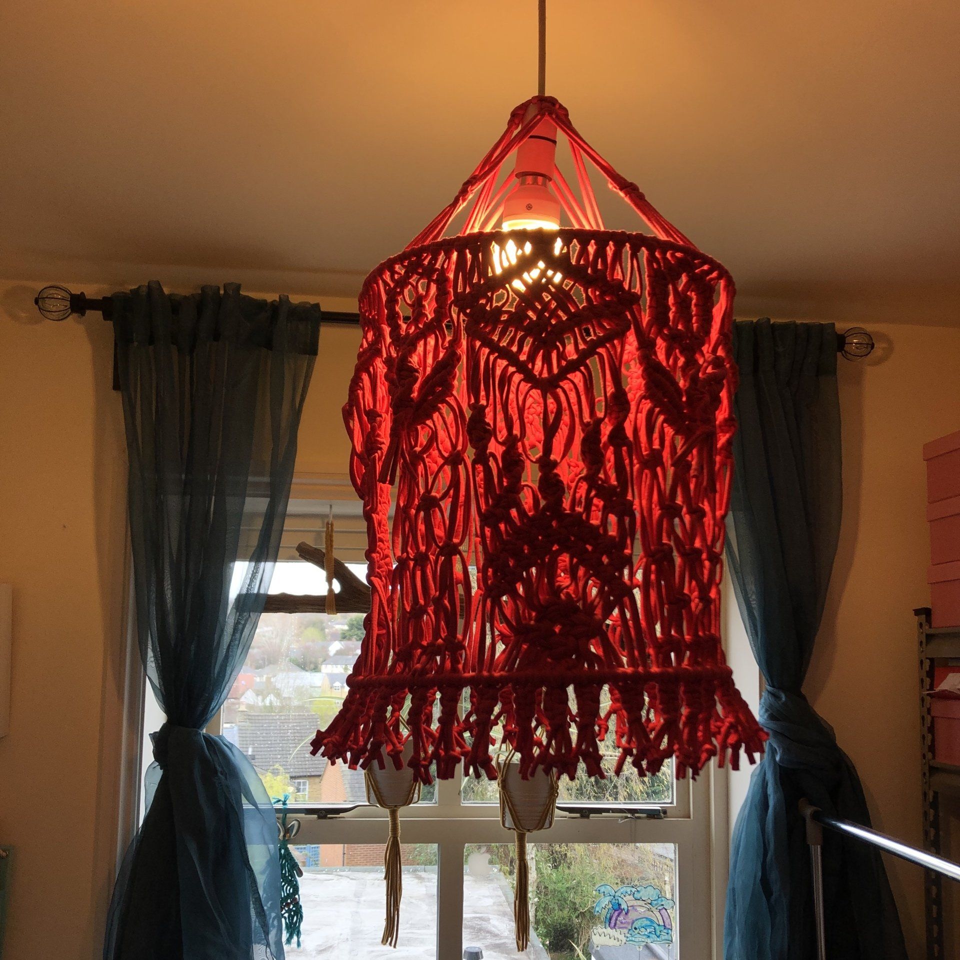 Macrame Lampshades