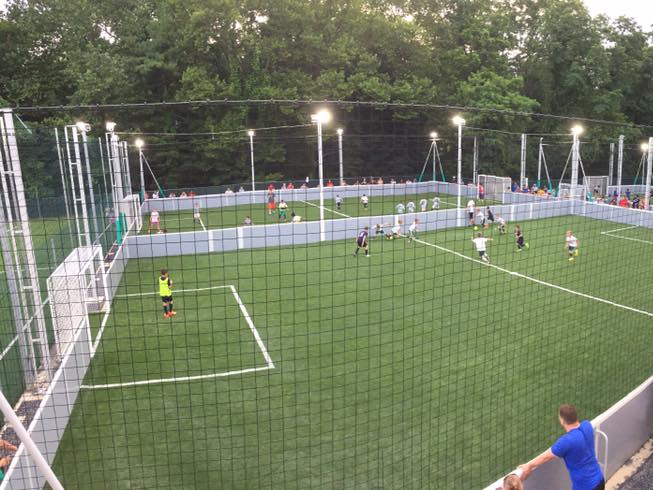outdoor soccer field builder