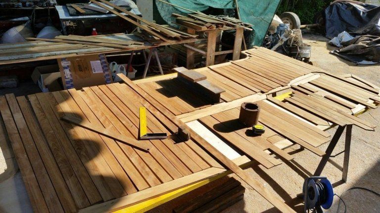 Rifacimento legno per imbarcazione